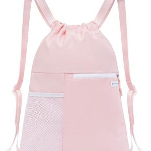 Multipurpose Cinch Sack Backpack - Pink