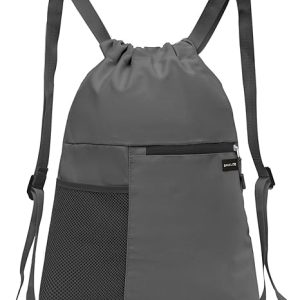 Multipurpose Cinch Sack Backpack - Gray